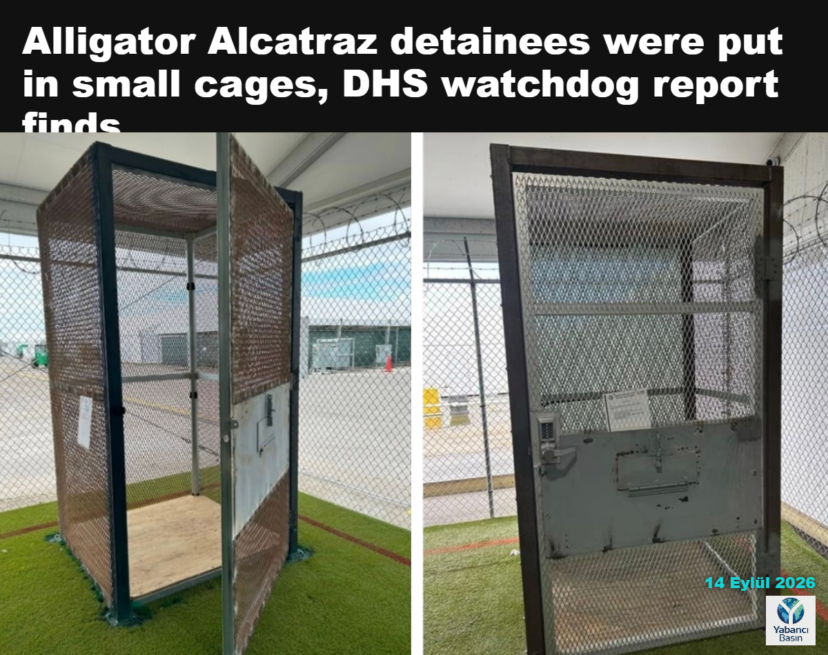 İç Güvenlik Bakanlığı Genel Müfettişlik Ofisi raporu, bölmelerin görüntülerini gösteriyor. (Department of Homeland Security)