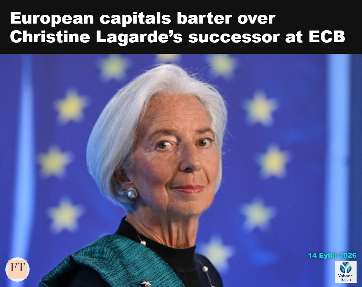 ECB Başkanı Christine Lagarde’ın bu yıl, 2027’nin başında ECB’den ayrılacağını açıklaması bekleniyor © Kirill Kudryavtsev/AFP/Getty Images