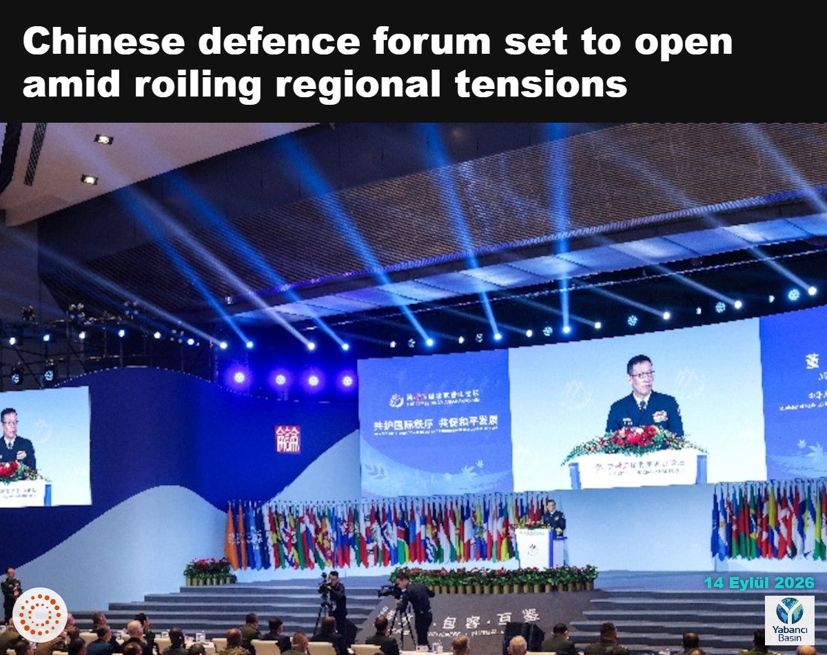 Çin Savunma Bakanı Dong Jun, 18 Eylül 2025'te Çin'in Pekin kentinde düzenlenen Pekin Xiangshan Forumu'nda konuşuyor. REUTERS/Maxim Shemetov