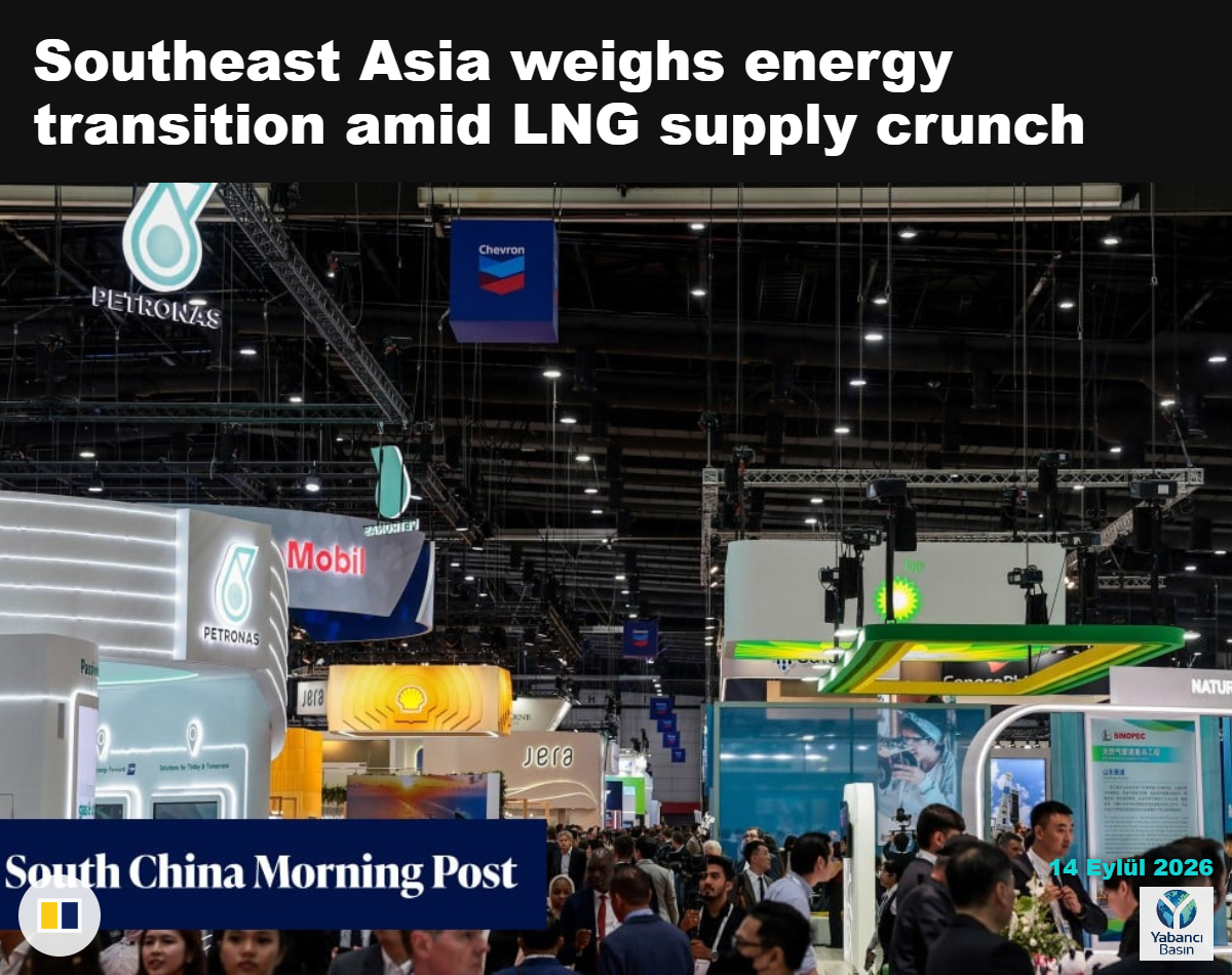 Petronas CEO’su Mohammad Taufik, pazartesi günü Gastech Bangkok 2026’daki bir oturumda konuşuyor. Fotoğraf: Reuters