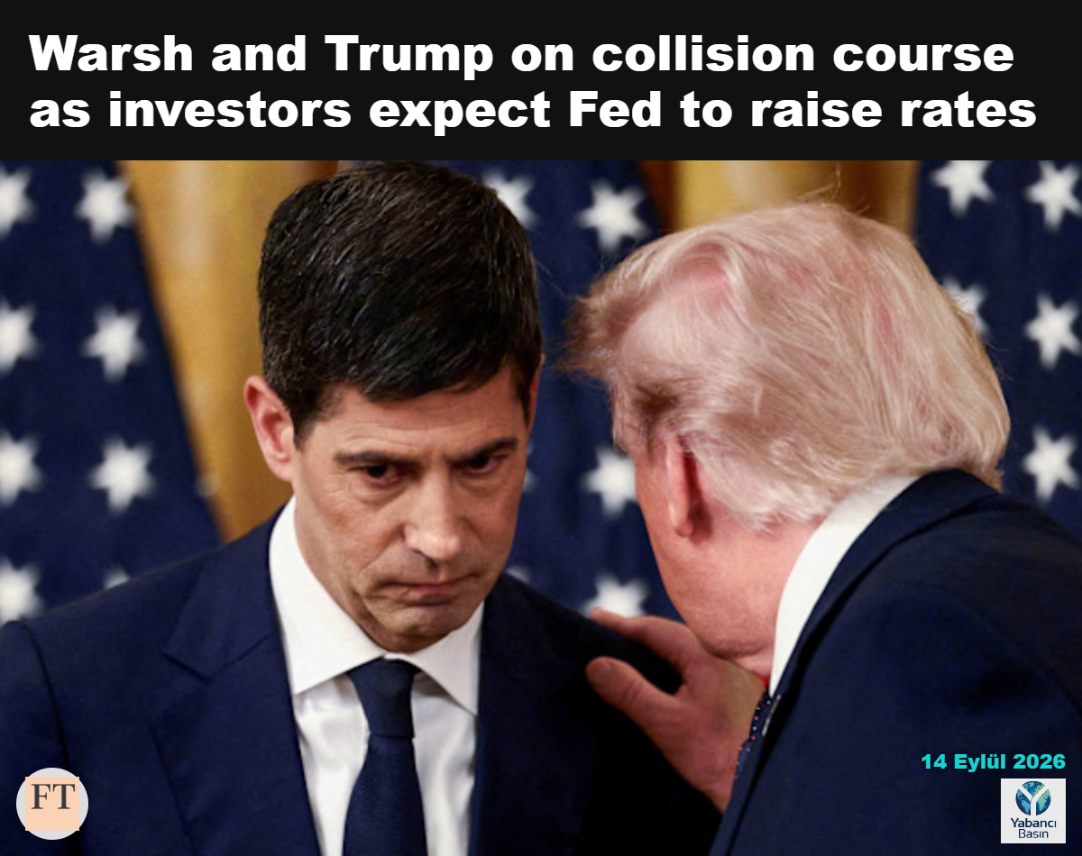 Donald Trump, sağda, mayıs ayında Beyaz Saray’da Fed Başkanı Kevin Warsh’ın yemin töreninde.