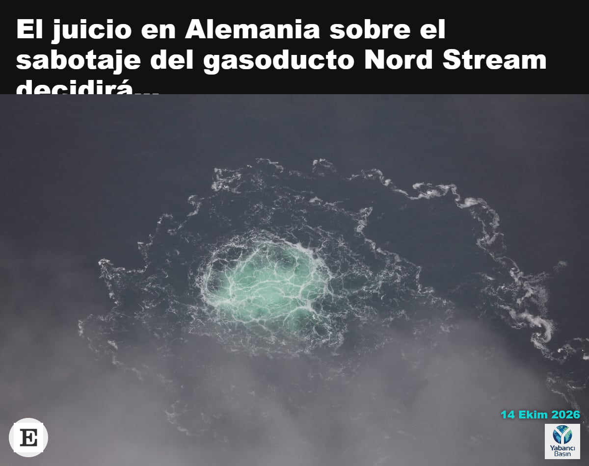 İsveç Sahil Güvenliği tarafından sağlanan bu görüntüde, 28 Eylül 2022’de Nord Stream 2’deki sızıntı görülüyor. SWEDISH COAST GUARD VIA AP