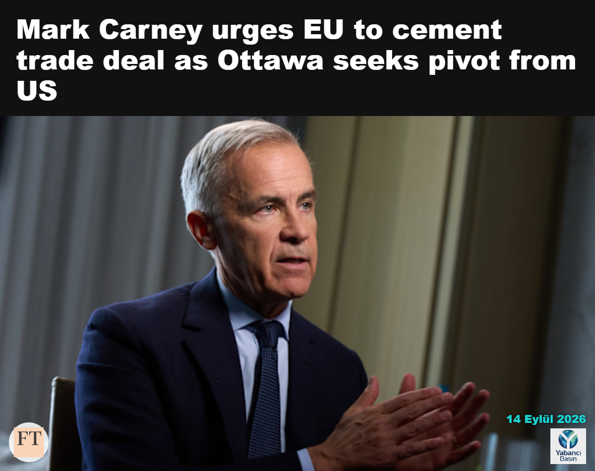 Mark Carney, ABD ile çöken ticaret görüşmeleri hakkında: “Doğru fırsat geldiğinde oturup müzakere edeceğiz.” © May Truong/FT