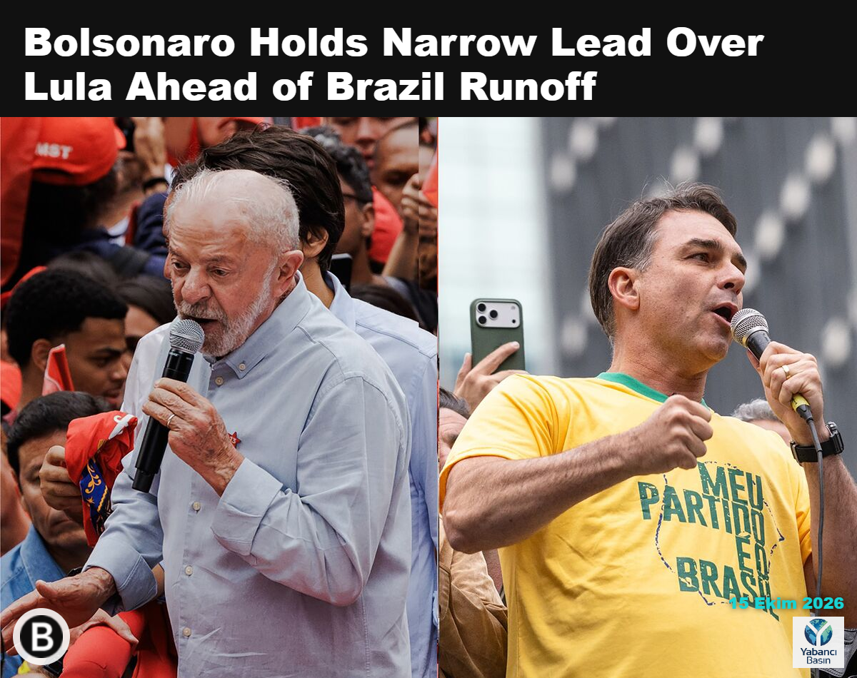 Luiz Inácio Lula da Silva ve Flávio Bolsonaro. Fotoğrafçılar: Maria Magdalena Arrellaga, Maira Erlich/Bloomberg