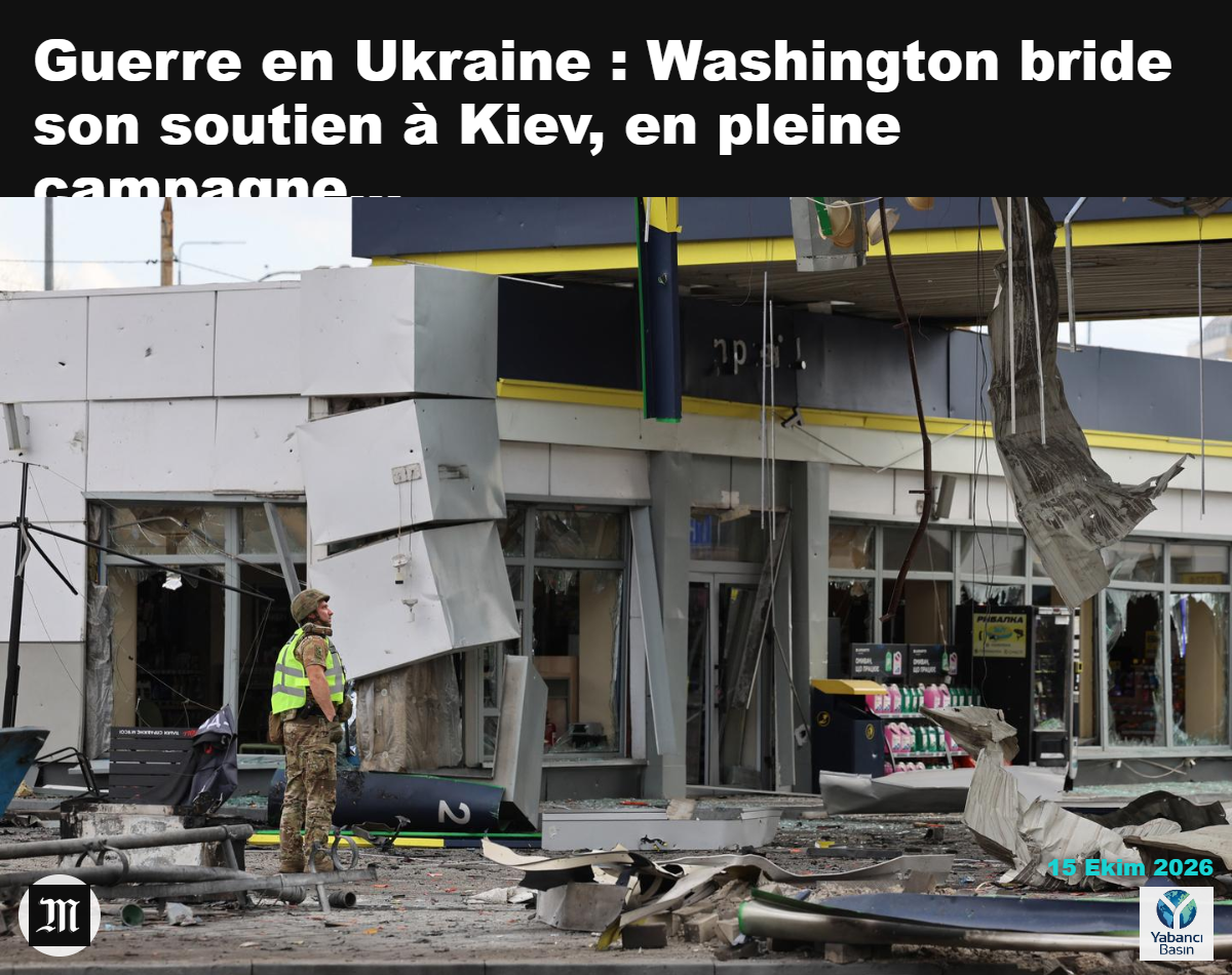 11 Eylül 2026’da Ukrayna’nın Kiev kentinde Rus hava saldırısının ardından yıkılan bir akaryakıt istasyonu. AFP