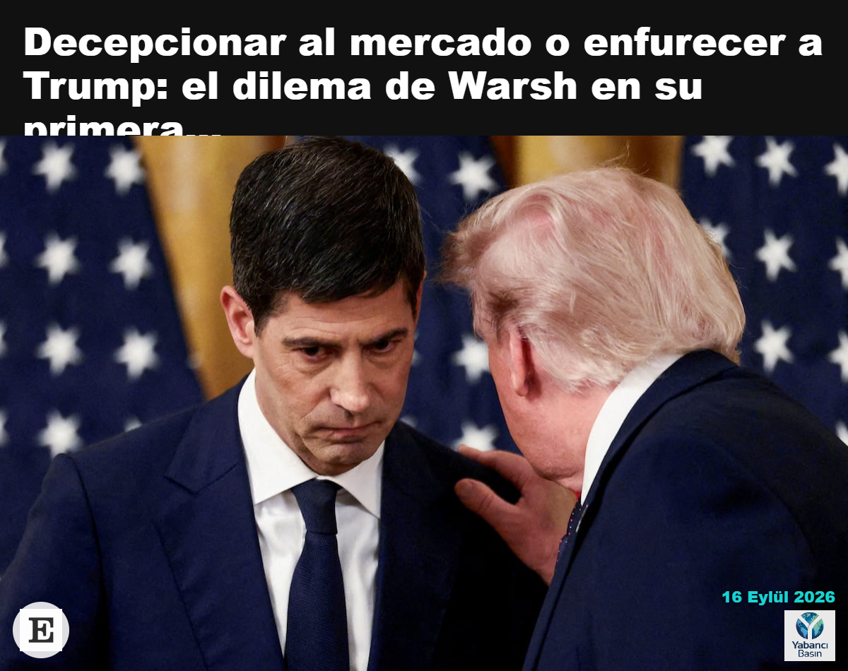 ABD Başkanı Donald Trump, 22 Mayıs’ta atanmasının ardından Federal Rezerv Başkanı ile konuşuyor. EVELYN HOCKSTEIN (REUTERS)