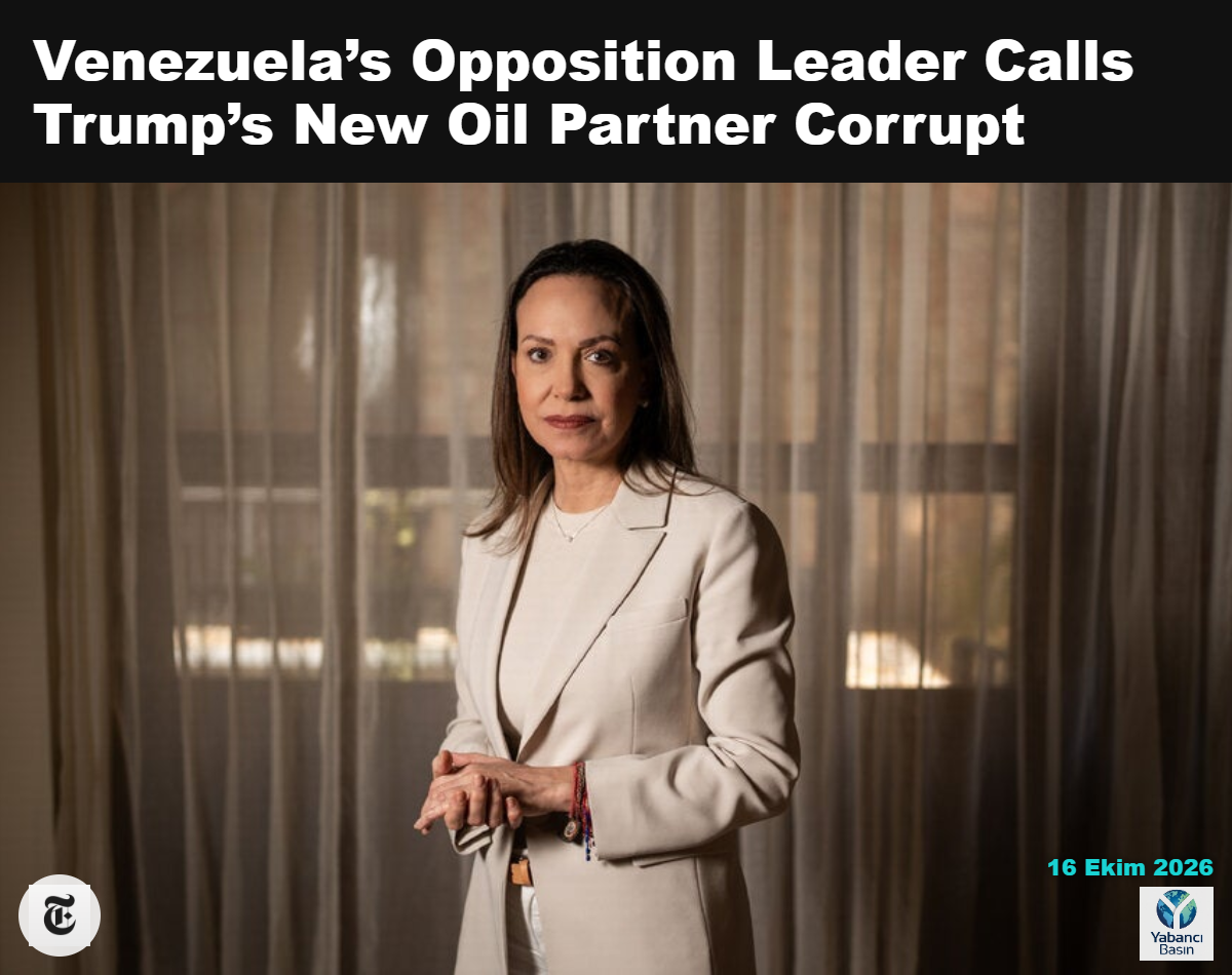 Yurtdışında mahsur kalmasından duyduğu hayal kırıklığını dile getiren María Corina Machado, Venezuela’ya döneceğine ve gelecekteki bir seçim için destekçilerini harekete geçireceğine söz verdi. Nathalia Angarita / The New York Times
