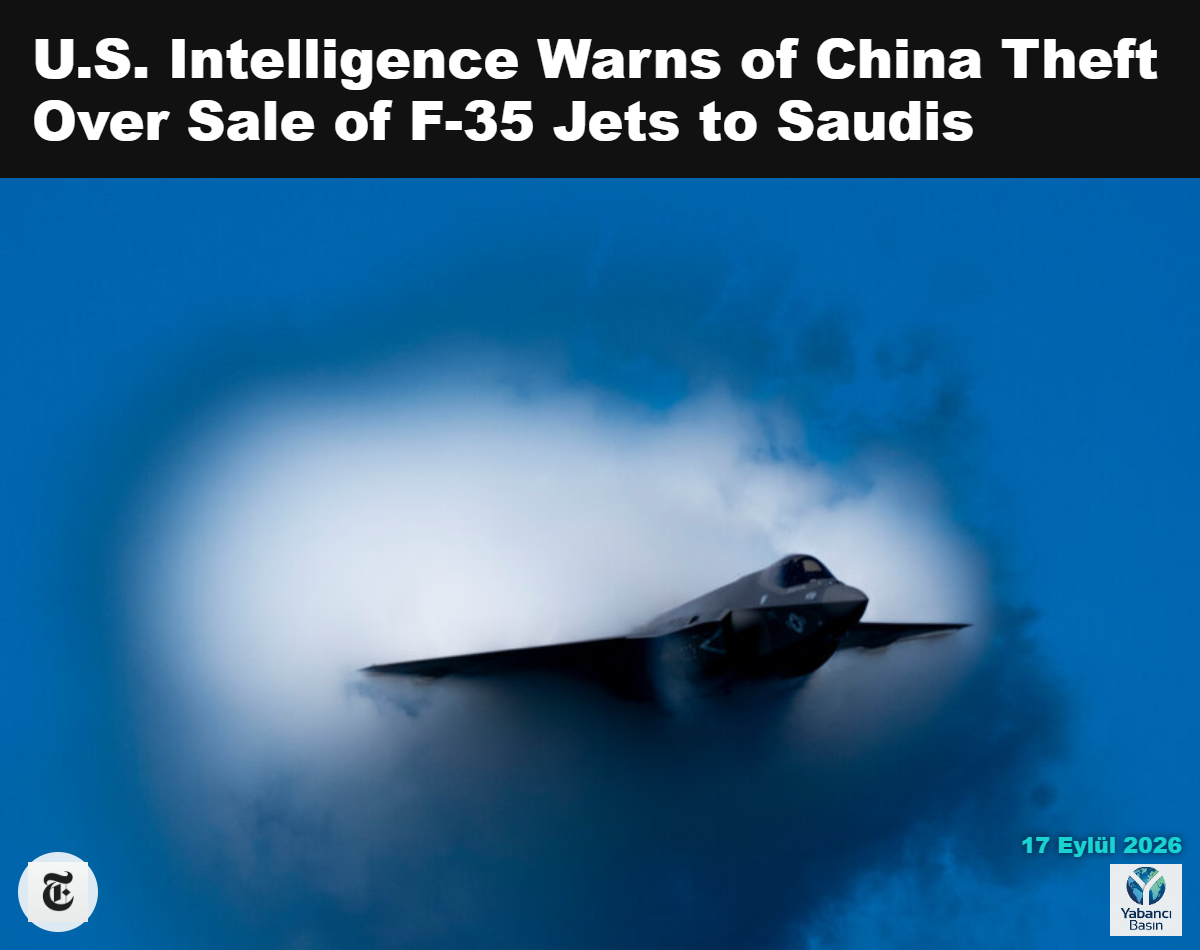 Geçen yıl görüntülenen bir F-35 jeti. Suudi Arabistan ile ABD’nin onlarca yıllık askeri iş birliği geçmişi bulunuyor ve krallık, Amerikan silahları ile savunma ekipmanlarının açık ara en büyük alıcısı. Doug Mills/The New York Times