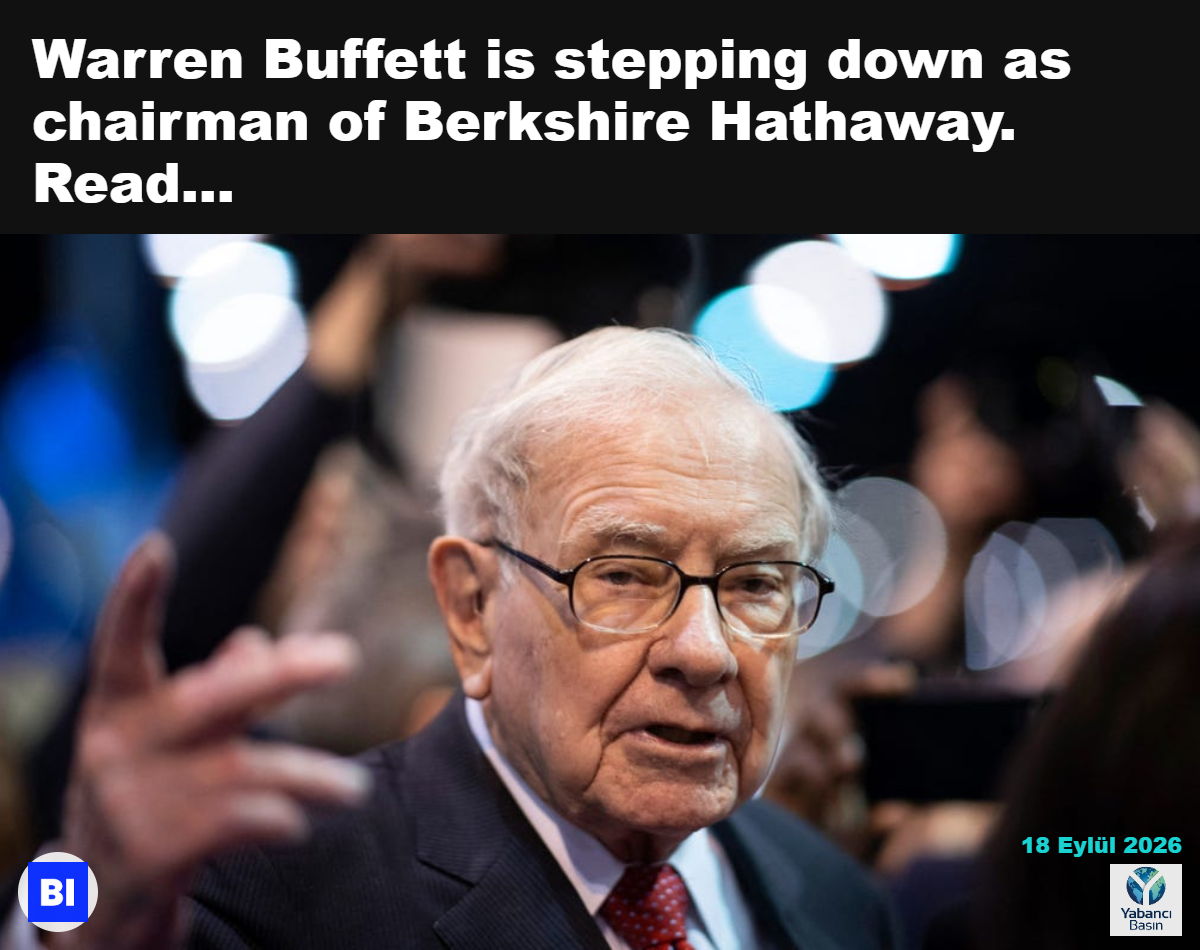 Warren Buffett, Berkshire Hathaway yönetim kurulu başkanlığından ayrılıyor. Johannes EISELE / AFP via Getty Images