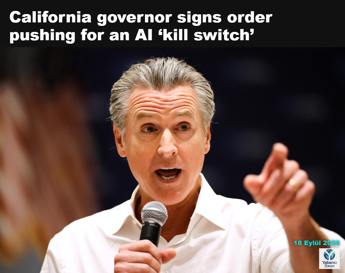 California Valisi Gavin Newsom, 5 Eylül’de Kuzey Carolina’da Demokrat adaylar için düzenlenen mitingde konuşuyor. (AP)