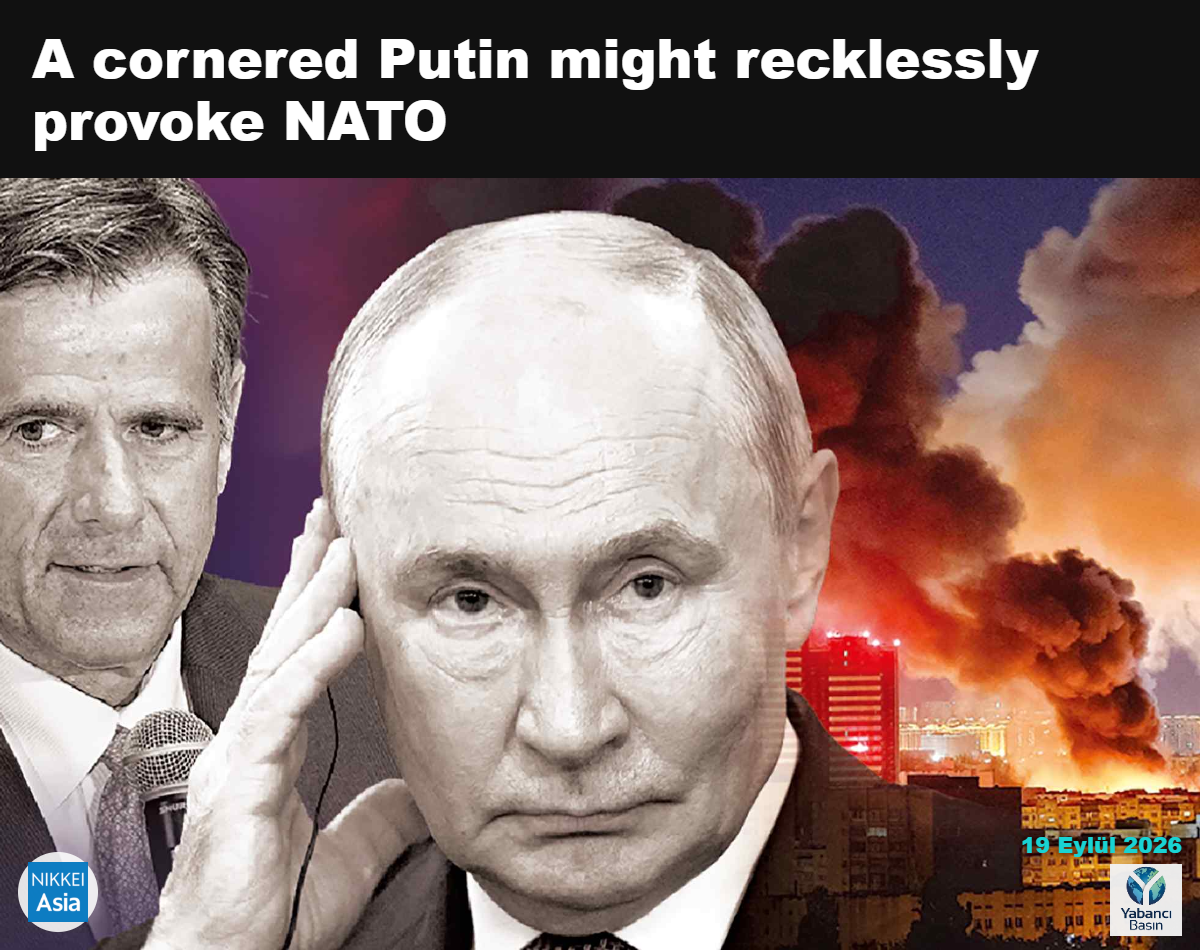 CIA Direktörü John Ratcliffe, Rusya Devlet Başkanı Vladimir Putin'in NATO'ya yönelik provokasyonları artırabileceği uyarısında bulundu. (Nikkei kolajı/Reuters kaynaklı fotoğraflar)