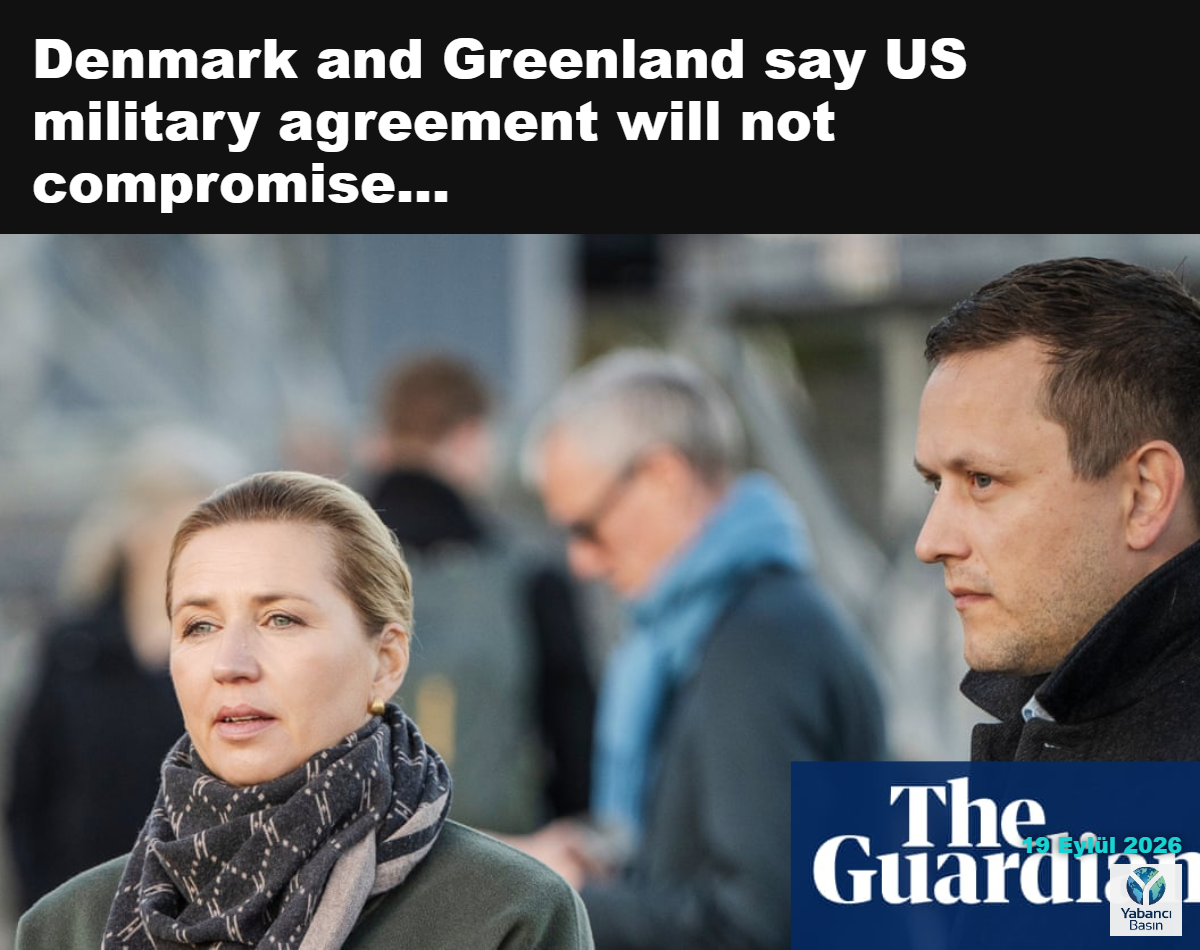 Danimarka Başbakanı Mette Frederiksen ve Grönland Başbakanı Jens-Frederik Nielsen, 7 Eylül 2026’da Grönland’ın Nuuk kentinde. Fotoğraf: Mads Claus Rasmussen/Ritzau Scanpix/AP