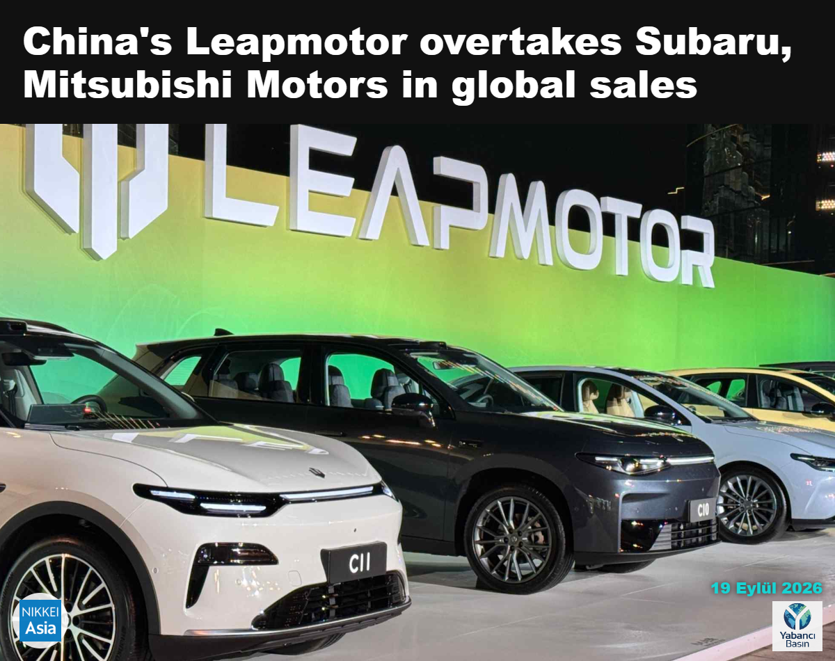 2025'te Zhejiang eyaletinin Hangzhou kentinde Leapmotor aracı. (Fotoğraf: Tomoko Wakasugi)