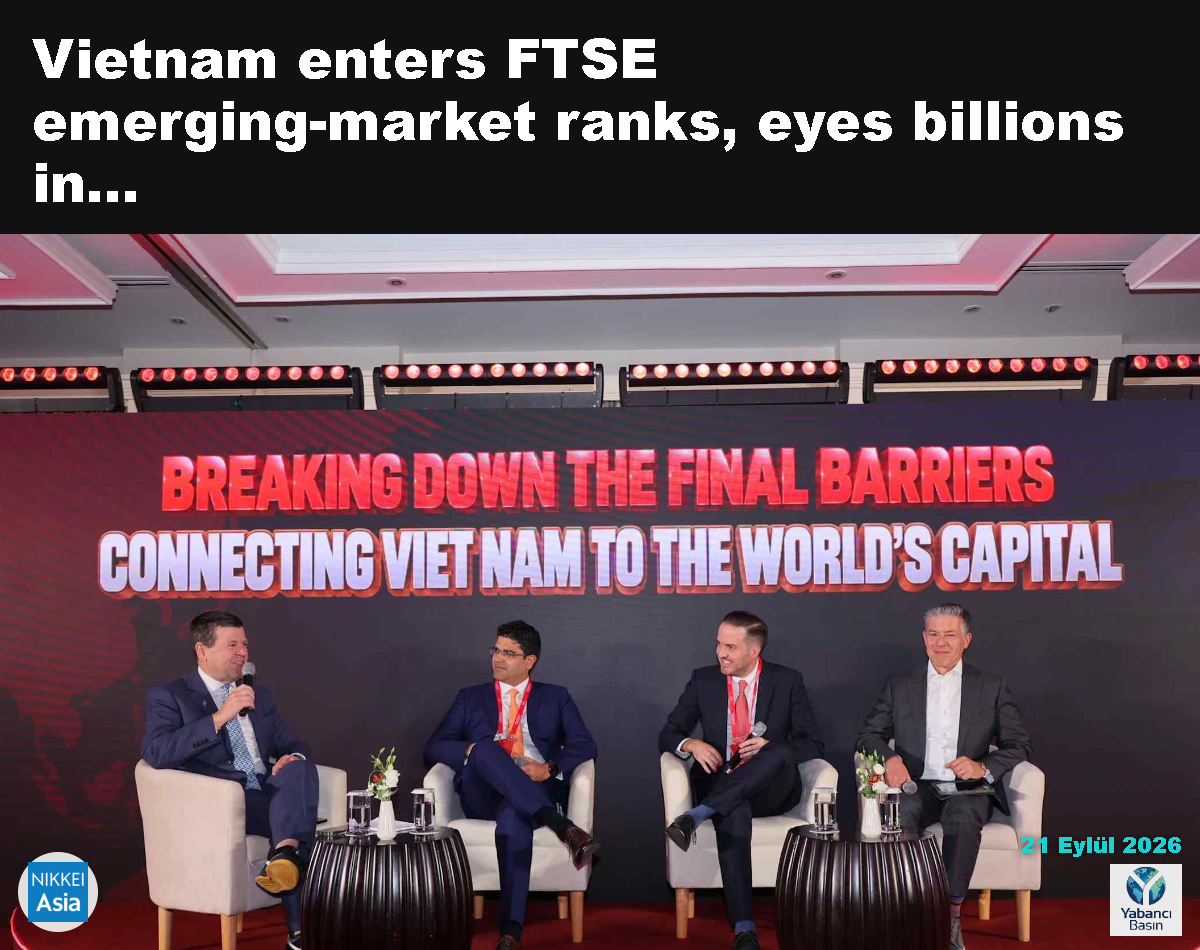 Yatırımcılar, Vietnam’ın FTSE Russell’ın ikincil gelişen piyasa endeksine yükseltilmesinin yeni yabancı sermaye çekebileceğini belirtiyor. (SSI)