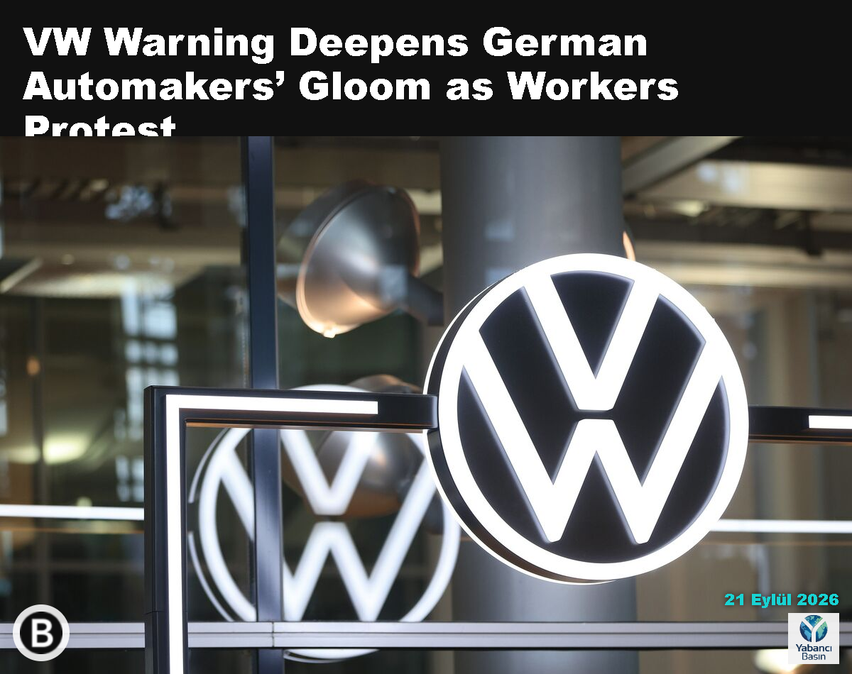 Merz, 2025’teki Münih otomobil fuarında bir VW etkinliğine katılıyor. Fotoğraf: Alexandra Beier/AFP/Getty Images