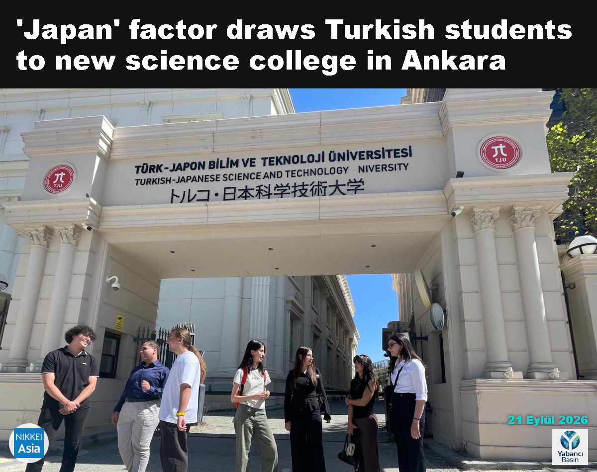 Türkiye’nin başkenti Ankara’daki yeni Türk-Japon Bilim ve Teknoloji Üniversitesi, devlet sınavlarında adaylarının ilk yüzde 4’lük diliminde yer alan öğrencileri kabul etti. Solda, TJU’nun bilgisayar mühendisliği bölümüne en yüksek puanla giren Ahmet Burak Kılıç. (Sinan Tavşan’ın fotoğrafı)