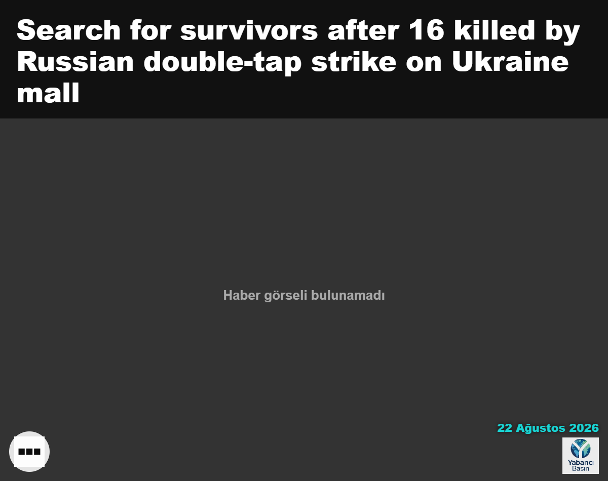 Ukrayna'nın merkezindeki Kryvyi Rih kentinde bulunan alışveriş merkezinin enkazında bazı kişilerin mahsur kaldığı bildirildi.