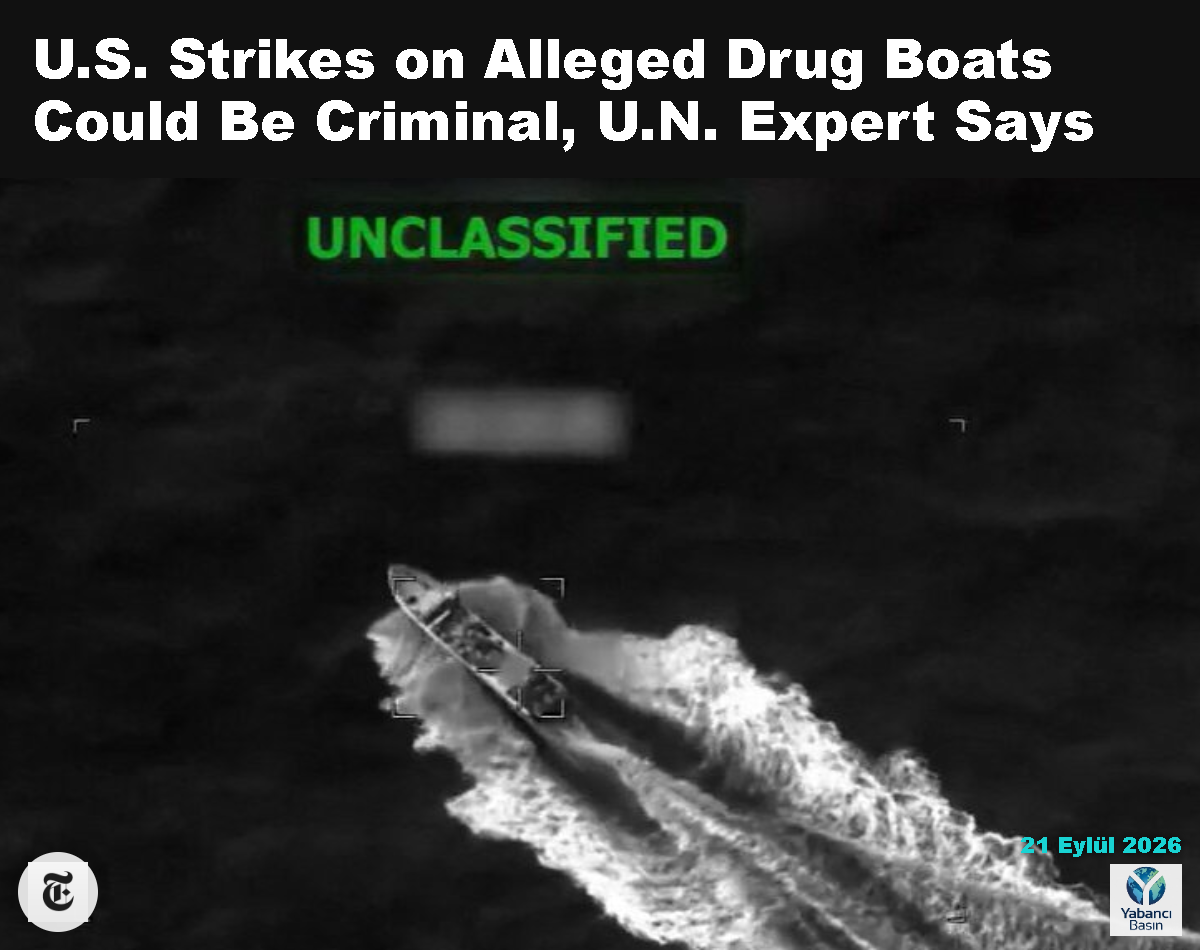 ABD ordusunun sağladığı videodan alınan görüntü, nisan ayında doğu Pasifik Okyanusu'nda vurulmadan birkaç dakika önce bir tekneyi gösteriyor. US Southern Command