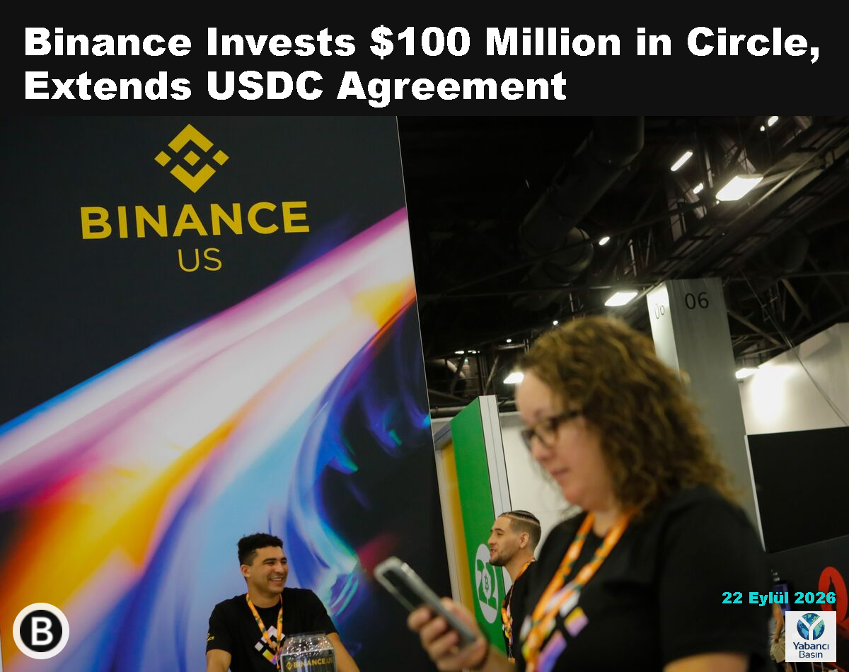 Miami’de bir konferans sırasında Binance standı. Fotoğraf: Eva Marie Uzcategui/Bloomberg