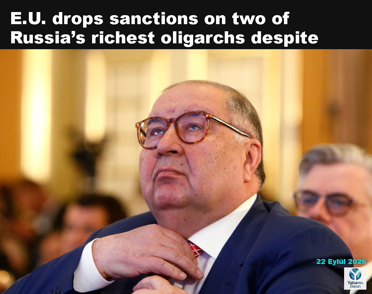 2017’de görüntülenen milyarder Alisher Usmanov, yıllardır AB ve ABD yaptırımlarına karşı mücadele ediyor. (Sergei Karpukhin/Reuters)
