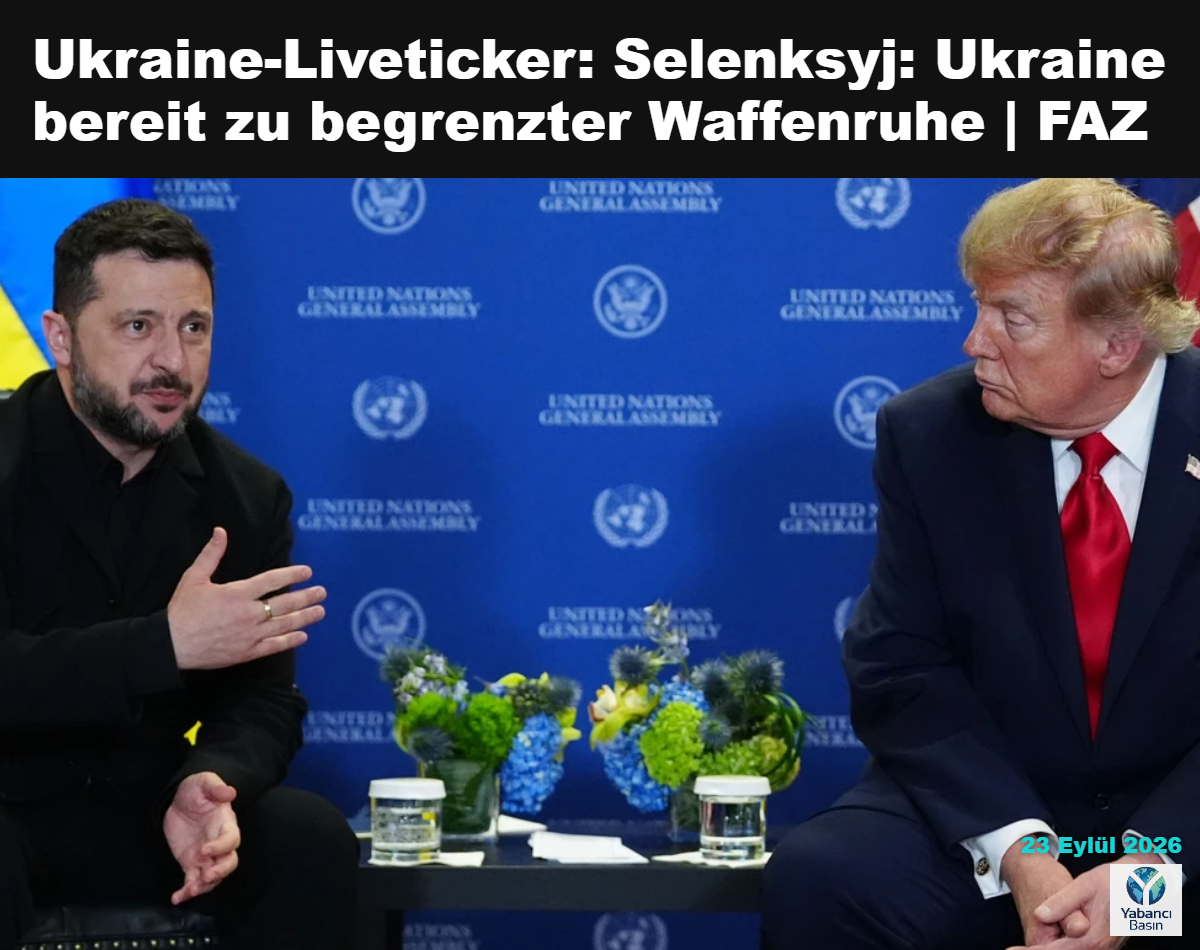 ABD Başkanı Donald Trump, Birleşmiş Milletler Genel Kurulu sırasında BM Genel Merkezi’nde Ukrayna Devlet Başkanı Volodimir Zelenskiy ile görüşüyor. dpa