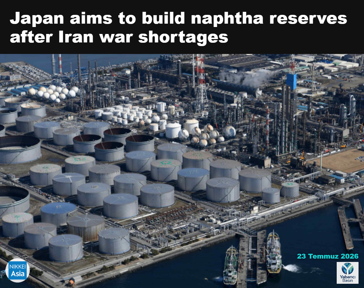 Tokyo’dan çok uzak olmayan Chiba prefektörlüğündeki petrol tankları. Japonya, petrol şirketlerinden naftaya dönüştürülebilecek ham petrolü depolamalarını isteyebilir. (Fotoğraf: Kai Fujii)