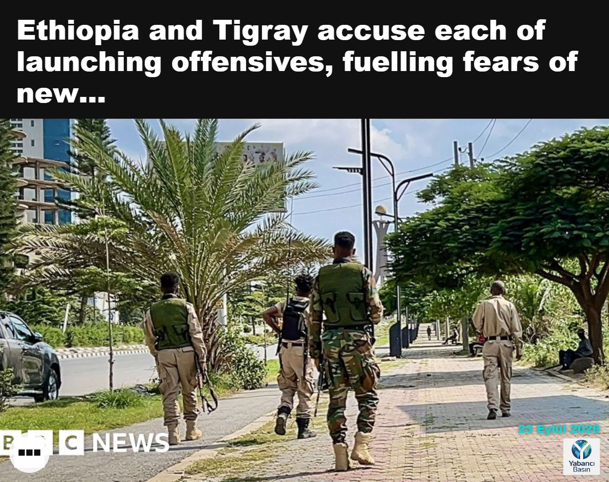 TPLF savaşçıları çarşamba günü Mekelle sokaklarında devriye geziyor — AFP via Getty Images