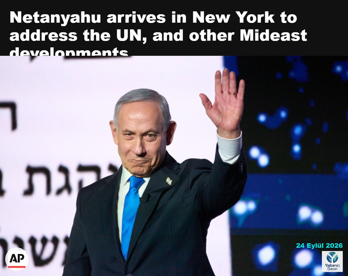İsrail Başbakanı Binyamin Netanyahu, 17 Eylül 2026 Perşembe günü İsrail'in Tel Aviv kentinde düzenlenen Likud Partisi'nin yeni yıl etkinliğinde.