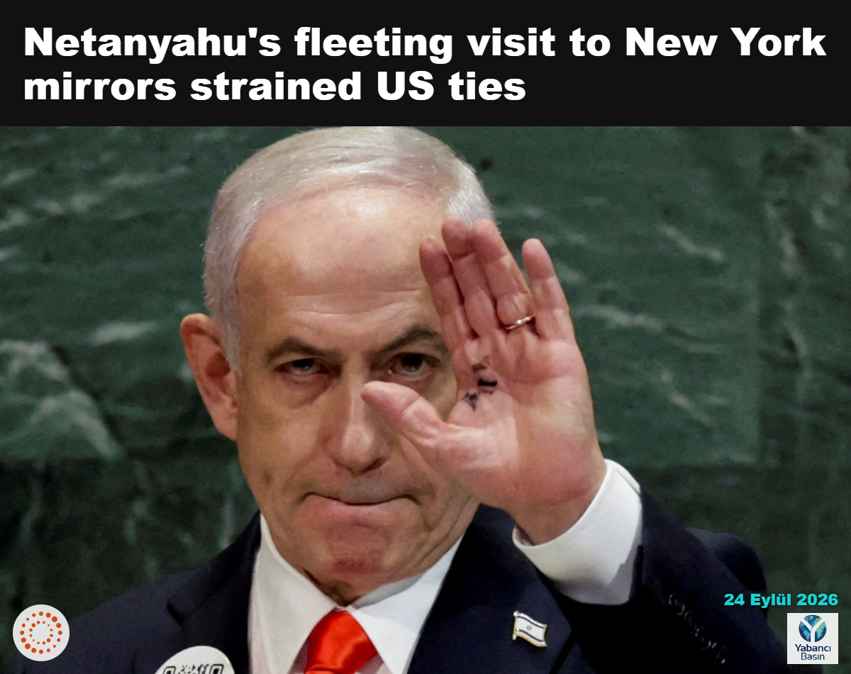 İsrail Başbakanı Binyamin Netanyahu, 26 Eylül 2025'te ABD'nin New York kentindeki Birleşmiş Milletler Genel Merkezi'nde düzenlenen 80. Birleşmiş Milletler Genel Kurulu'na hitap ediyor. REUTERS/Jeenah Moon/Dosya fotoğrafı