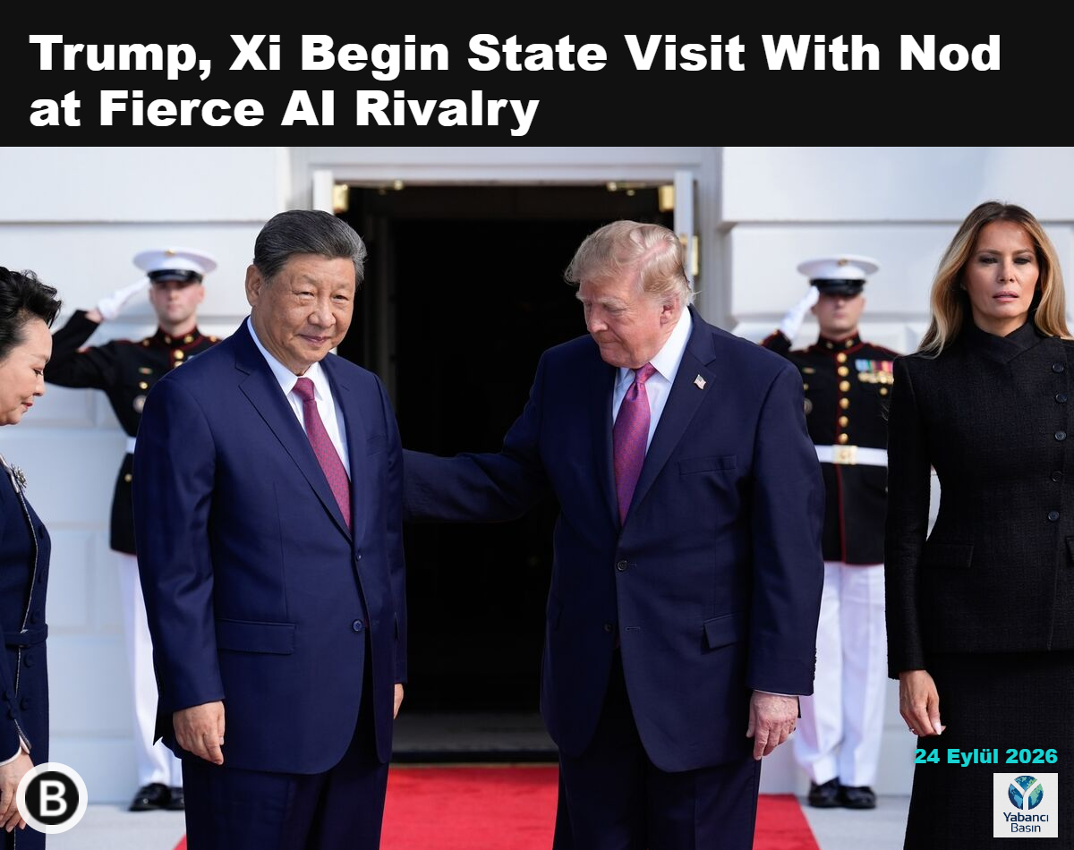 Çin Devlet Başkanı Xi Jinping ve ABD Başkanı Donald Trump, 24 Eylül’de Washington’daki Beyaz Saray’ın Güney Portikosu’nda düzenlenen devlet ziyareti karşılama töreninde.