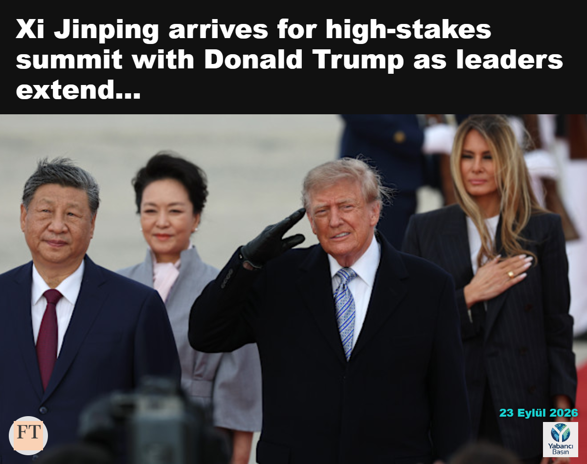 ABD Başkanı Donald Trump ve eşi Melania, çarşamba günü Maryland’deki Joint Base Andrews’ta Çin Devlet Başkanı Xi Jinping ve eşi Peng Liyuan’ı karşıladı. © Jim Lo Scalzo/EPA/Shutterstock