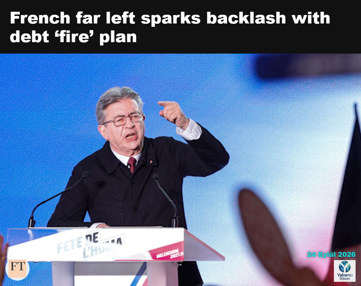 Jean-Luc Mélenchon, Fransa’nın ECB’nin niceliksel gevşeme yıllarında Banque de France tarafından biriktirilen tahvilleri alıp “ateşe atabileceğini” savundu. © Geoffroy Van Der Hasselt/AFP/Getty Images