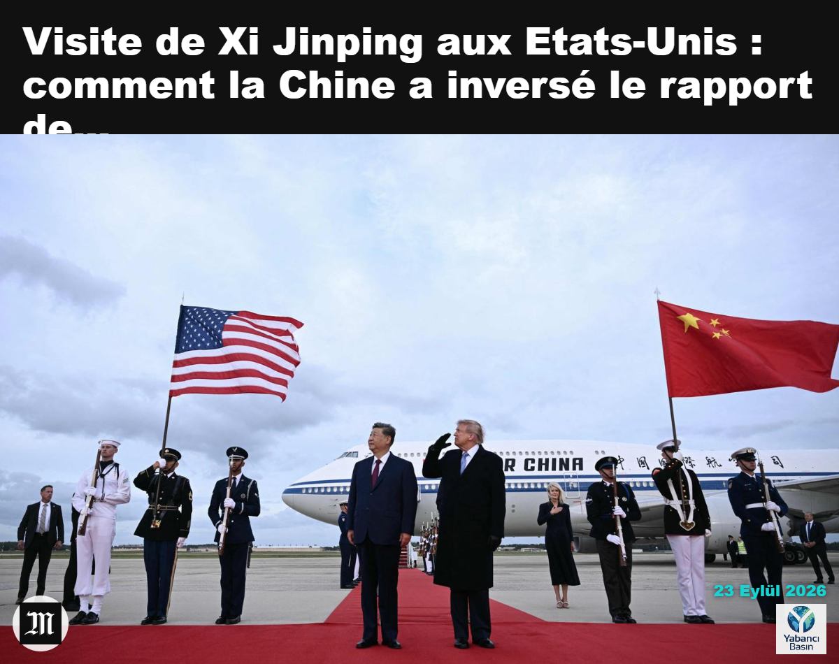 Xi Jinping ve Donald Trump, 23 Eylül 2026’da Maryland’deki Andrews askeri üssünde. BRENDAN SMIALOWSKI/AFP