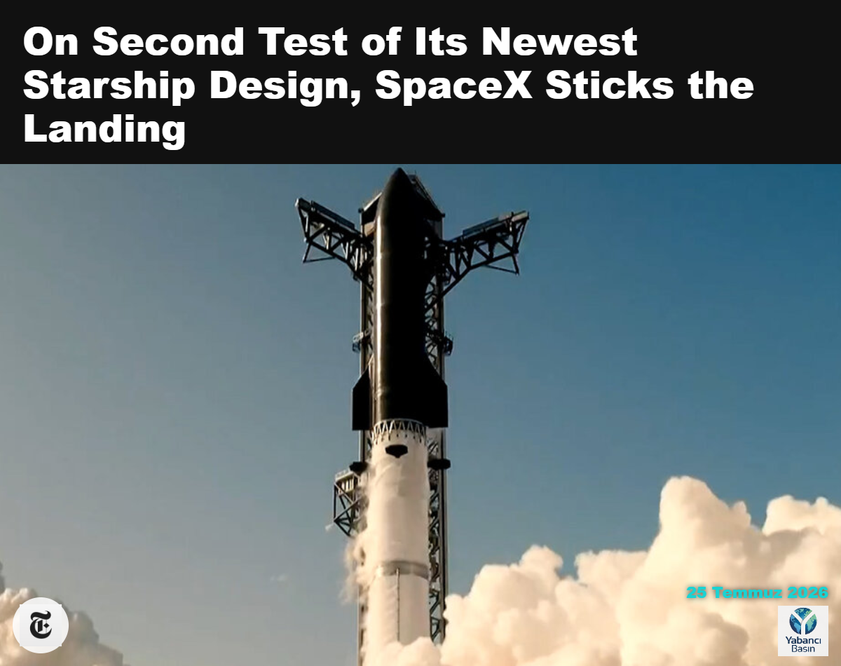 SpaceX'in 407 fit yüksekliğindeki roketi cuma günü Güney Teksas'taki Starbase tesisinden havalandı. SpaceX, Reuters aracılığıyla.