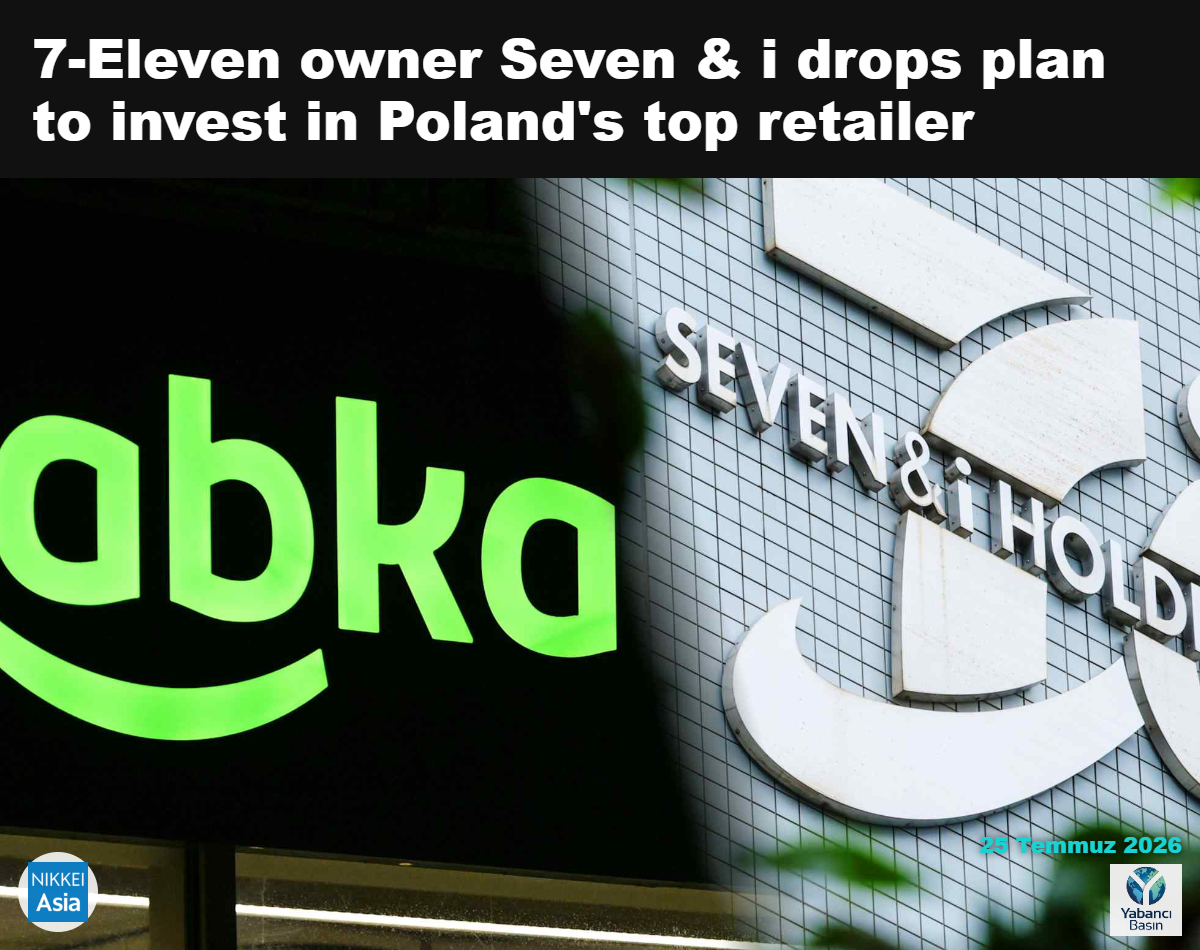 Japon market işletmecisi Seven & i Holdings, 25 Temmuz'da Polonya perakendecisi Zabka'dan azınlık hissesi alma görüşmelerinin başarısız olduğunu açıkladı. (Nikkei kolajı/Getty Images ve Yuji Murakami kaynaklı fotoğraflar)