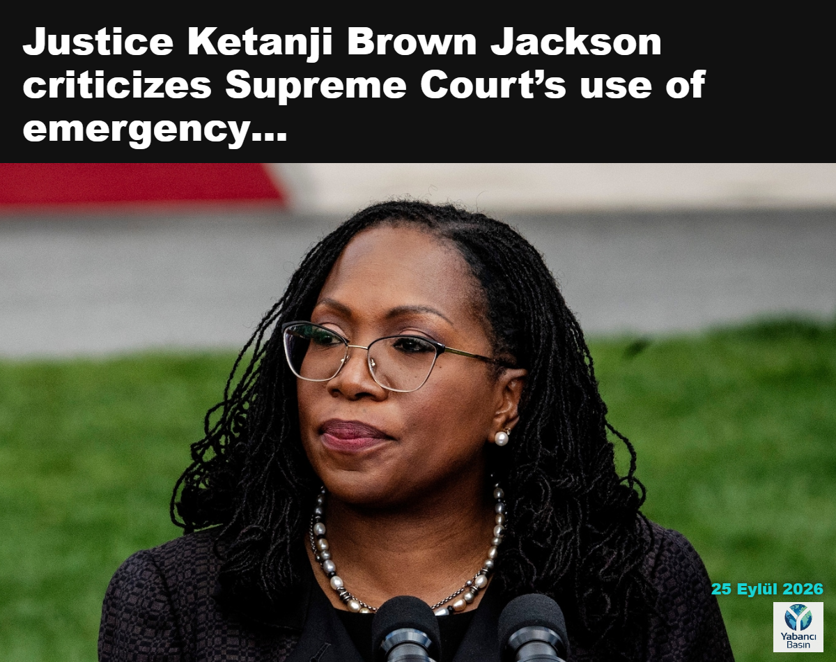 Yargıç Ketanji Brown Jackson 2022 yılında görülüyor. (Bill O'Leary/The Washington Post)