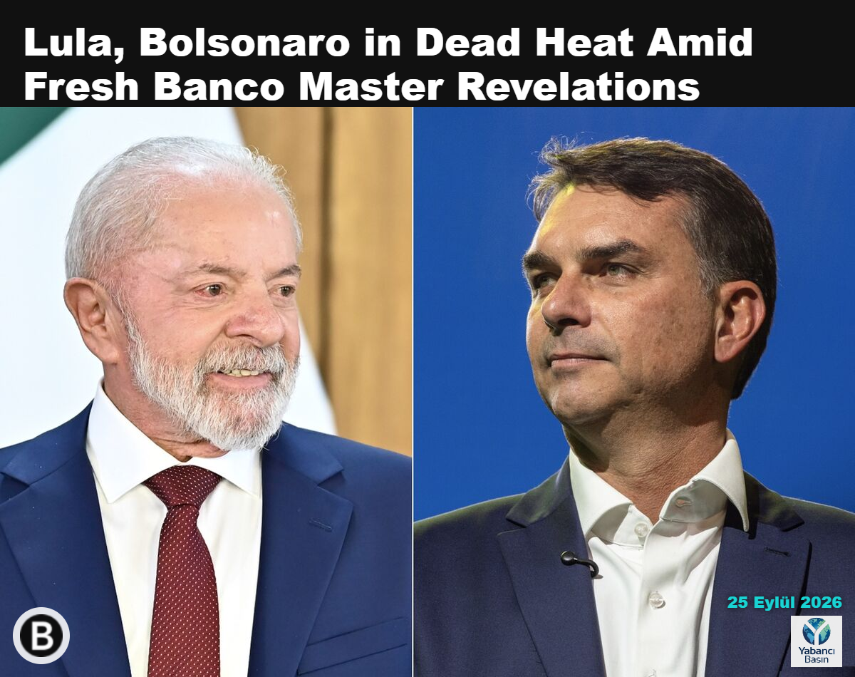 Solda Luiz Inácio Lula da Silva, sağda Flávio Bolsonaro. Fotoğraf: Ton Molina/Getty Images; Maira Erlich/Bloomberg