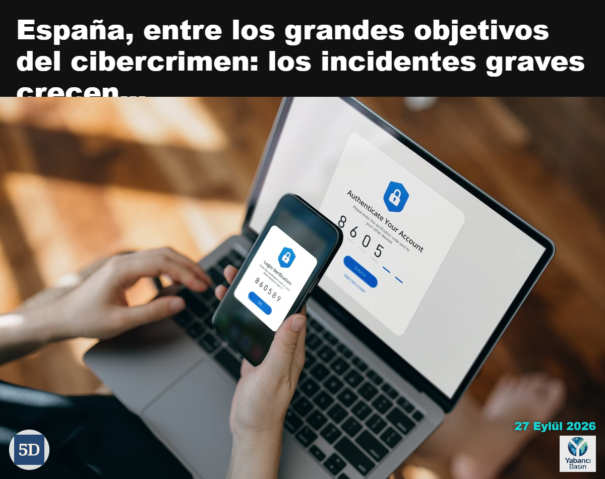 Bir kullanıcı kimlik doğrulama işlemi gerçekleştirmek için cep telefonunu ve dizüstü bilgisayarını kullanıyor. D3SIGN (GETTY IMAGES)