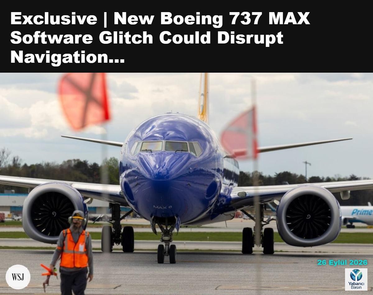 Southwest Airlines’a ait Boeing 737 MAX 8 uçağı. ANGUS MORDANT/BLOOMBERG NEWS