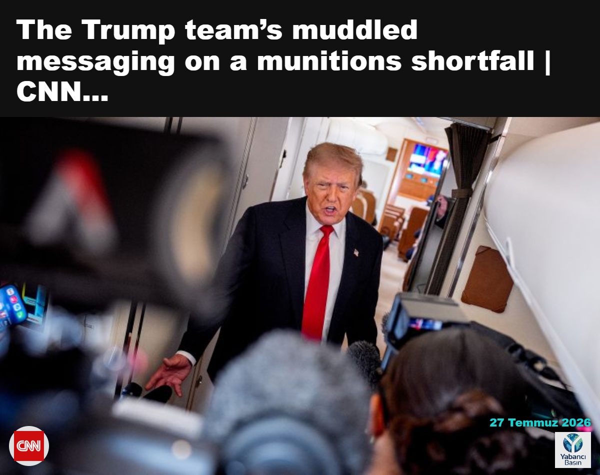 Başkan Donald Trump, Michigan’a yaptığı seyahat sırasında Air Force One’da konuşuyor...
