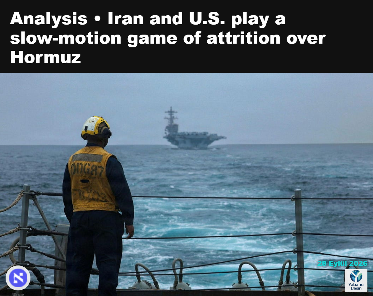 Eylül başında Arleigh Burke sınıfı güdümlü füze destroyeri USS Mason’ın uçuş güvertesinde duran ABD’li bir denizci. Kredi: AFP/ABD Donanması; fotoğraf, ABD Deniz Kuvvetleri Merkez Komutanlığı tarafından yayımlandı.