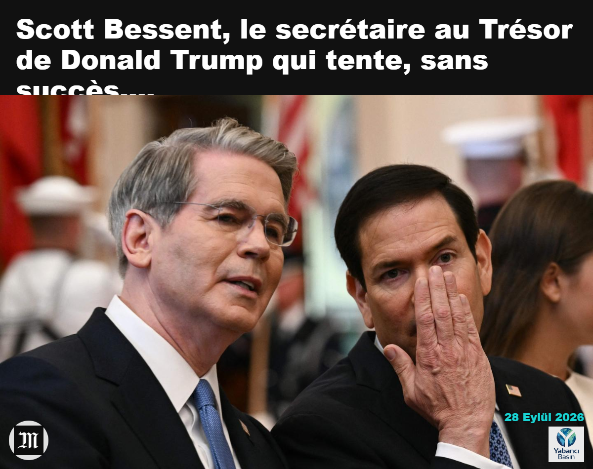 Scott Bessent ve Marco Rubio, 24 Eylül 2026’da Washington’daki Beyaz Saray’da. Brendan Smialowski/AFP