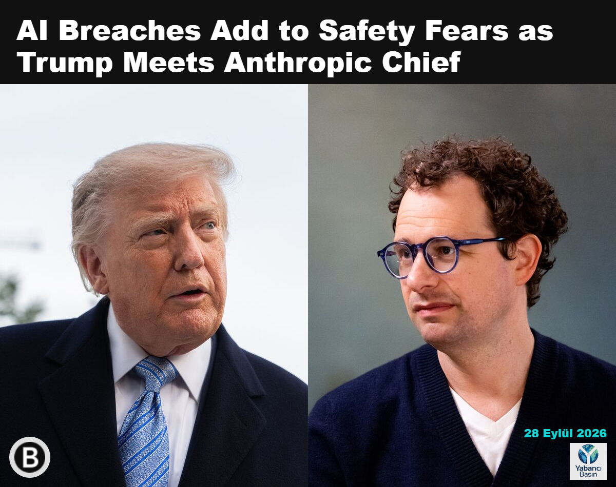 Donald Trump ve Dario Amodei. Fotoğraf: Aaron Schwartz, Jason Henry/Bloomberg