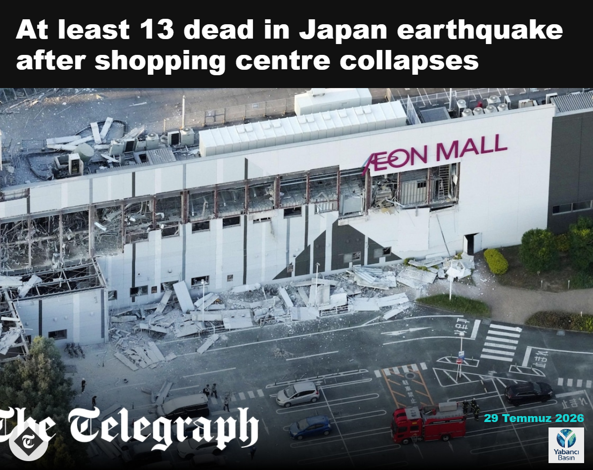 Kumamoto bölgesindeki alışveriş merkezinde deprem hasara yol açtı — Kredi: @Kristo40137756/ X