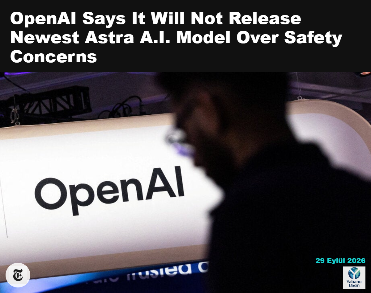 Bu ay San Francisco’daki bir teknoloji konferansında OpenAI standı. Şirket, yeni GPT-6.1 Astra modelinin yüksek düzeyde aldatma ve kendisine verilen görevin kapsamını aşma eğilimi gösterdiğini açıkladı. Carlos Barria/Reuters