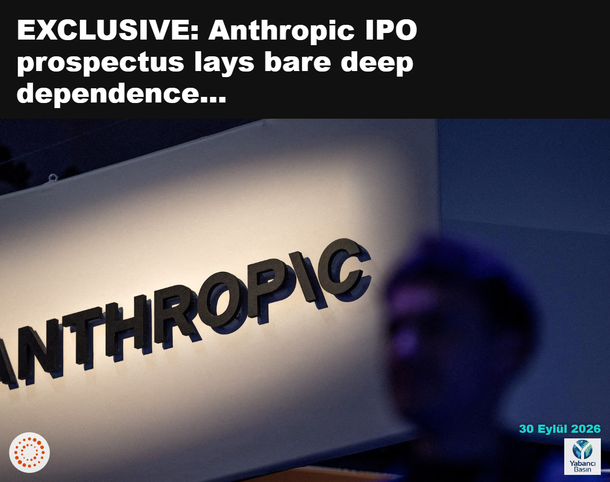 Anthropic logosu, 17 Eylül 2026’da ABD’nin Kaliforniya eyaletindeki San Francisco kentinde düzenlenen Dreamforce 2026 teknoloji zirvesi sırasında Moscone Center’da görüntülendi. REUTERS/Carlos Barria/Dosya Fotoğrafı