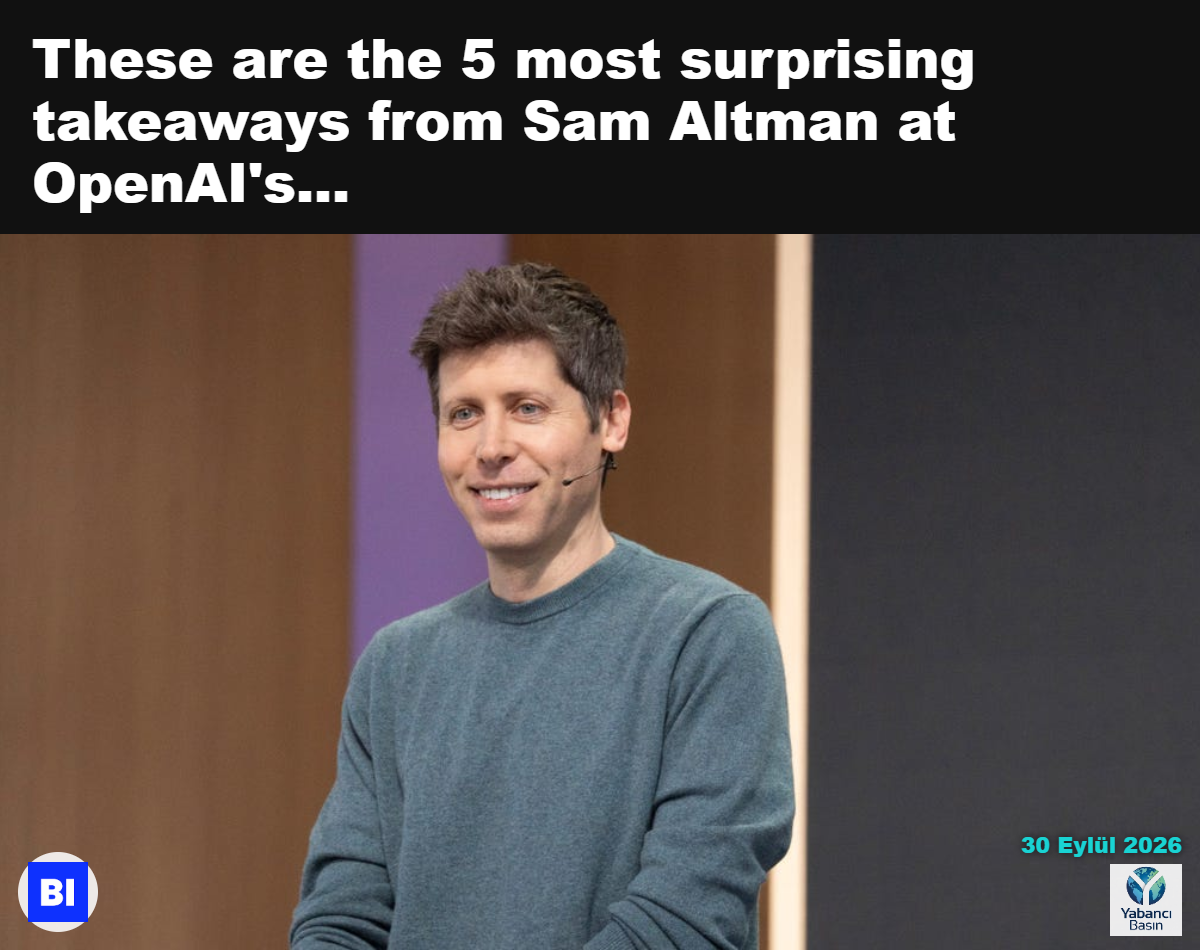 Sam Altman, OpenAI'nin DevDay geliştirici konferansında konuşuyor. Bloomberg/Getty Images