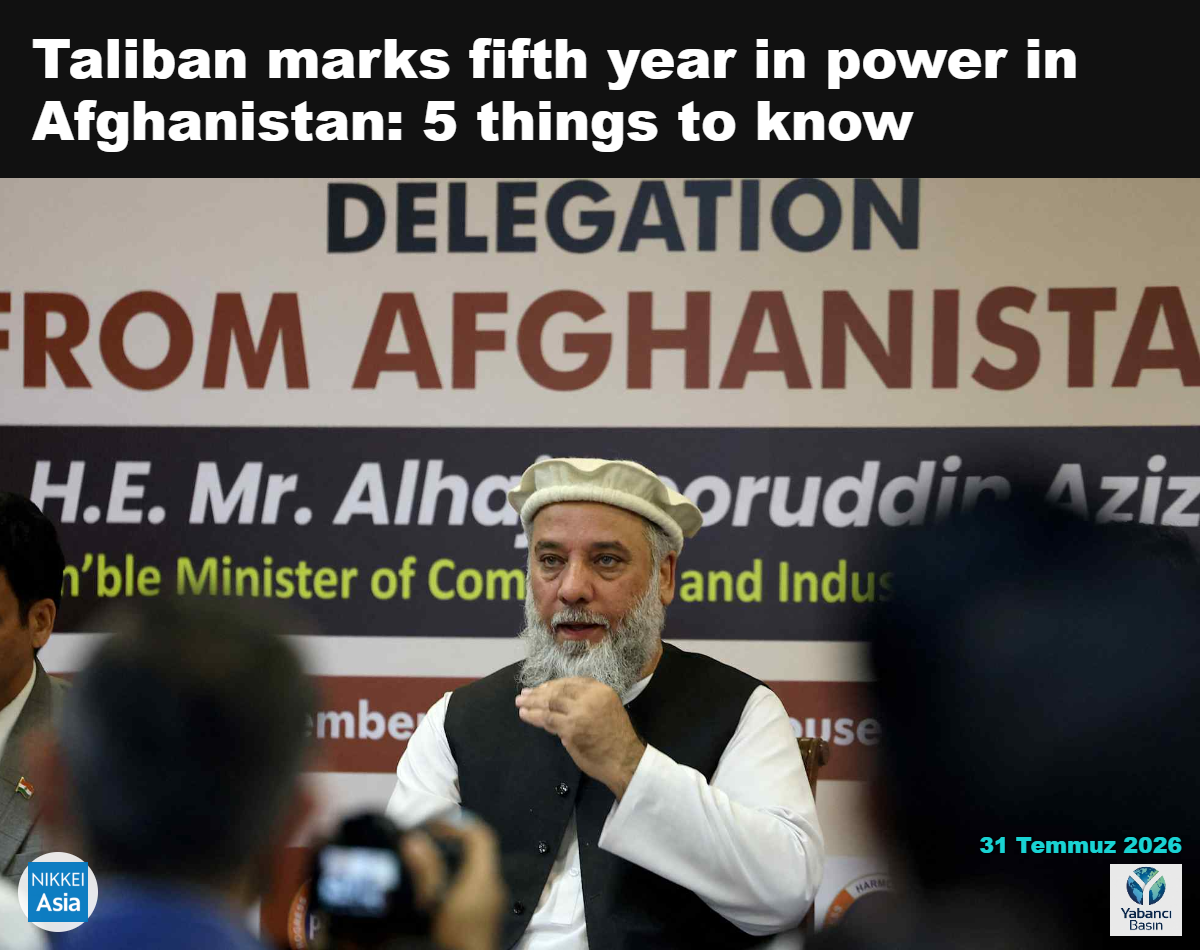 Afganistan’ın Taliban yönetimindeki Ticaret Bakanı Nooruddin Azizi, Kasım 2025’te Yeni Delhi’deki bir toplantı sırasında bir heyete hitap ediyor. © Reuters